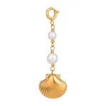Summer Holiday DIY Bikini Charms Jewelry Stainless Steel Shell Boot Pendant Bag Hanger Shoe Hanger Handmade Accessories