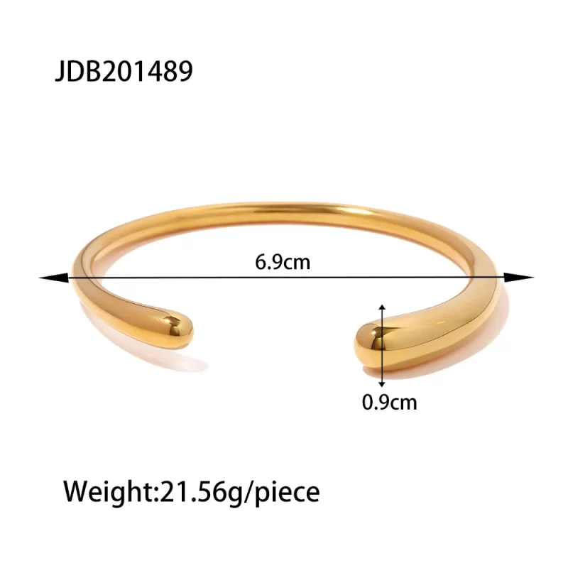 18K Gold Plated Mini Pearl Bracelets Stainless Steel Pave Colorful Zircon Cuff Bangle - Image 3