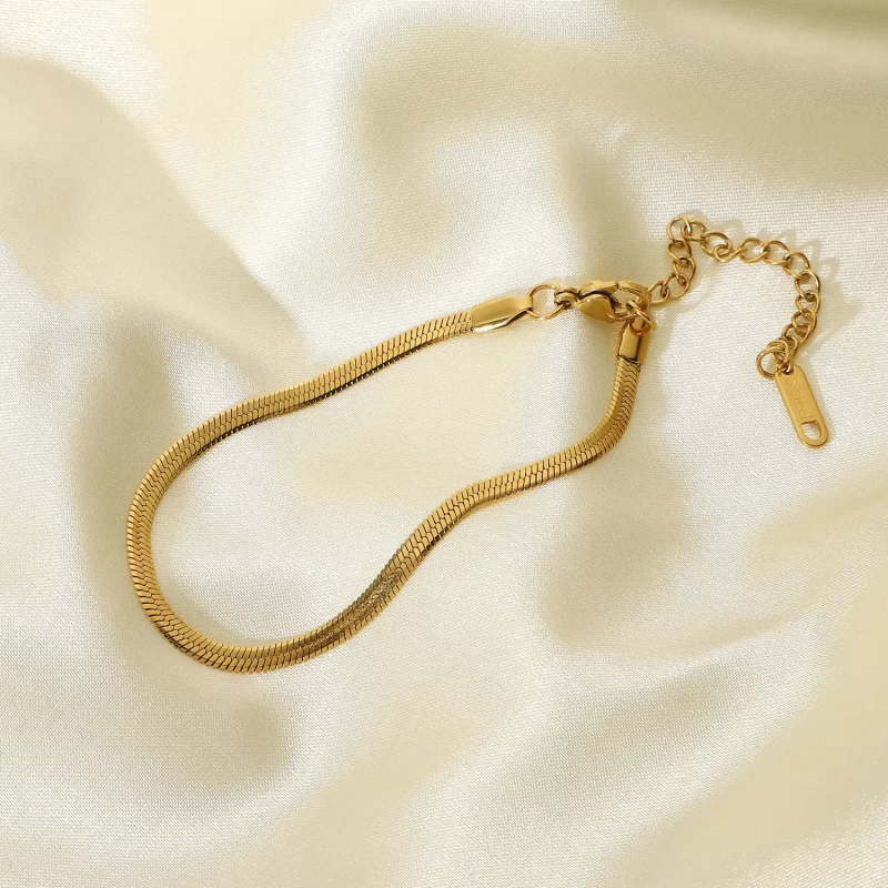 3MM Width Stainless Steel Snake Chain Bracelets For Women Punk Fashion Bracelets Female Summer Jewelry - Image 2