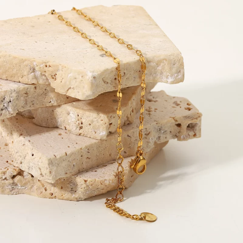 New Arrivals Manual Natural Stone Beads Splicing Necklace Women's Sun Pendant Statement Necklace - Image 5
