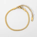 3MM Width Stainless Steel Snake Chain Bracelets For Women Punk Fashion Bracelets Female Summer Jewelry