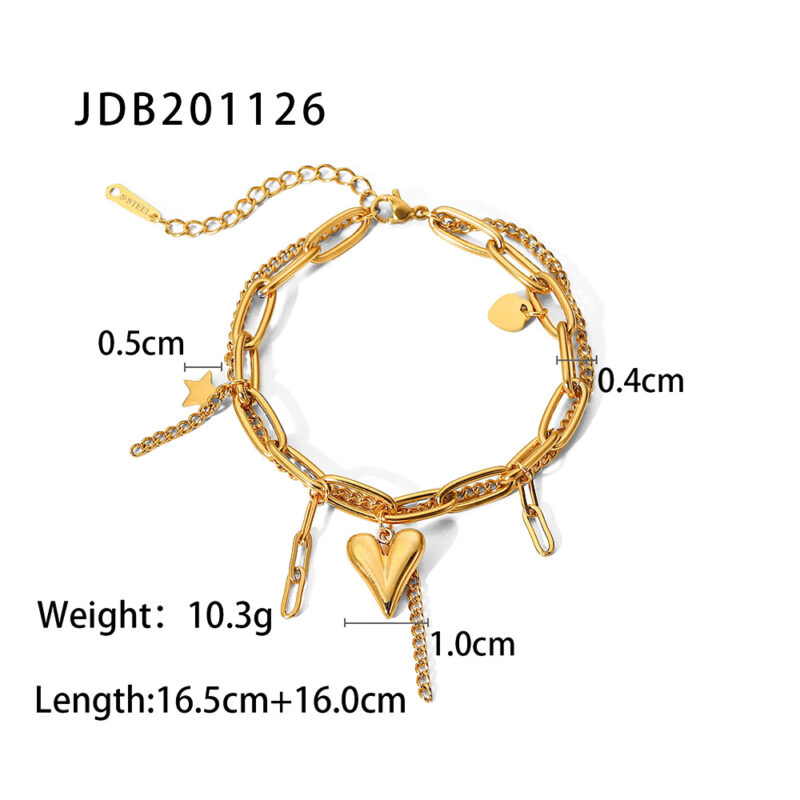 18K Plated Metal Daily Jewelry Gift - Image 5