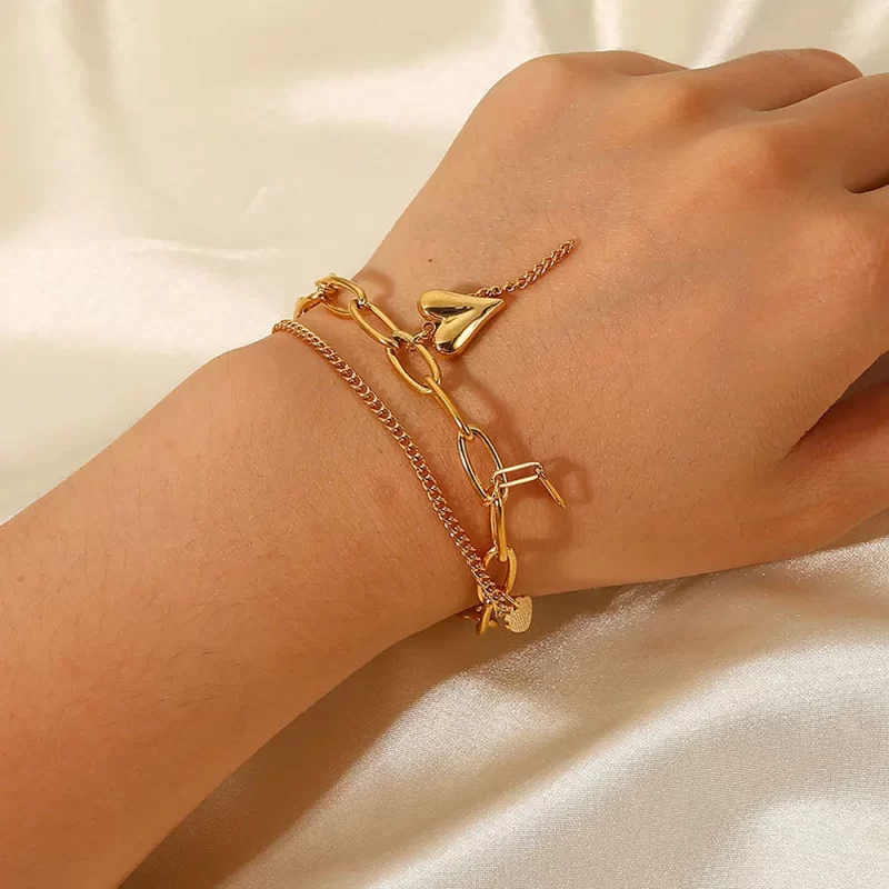 18K Plated Metal Daily Jewelry Gift - Image 2