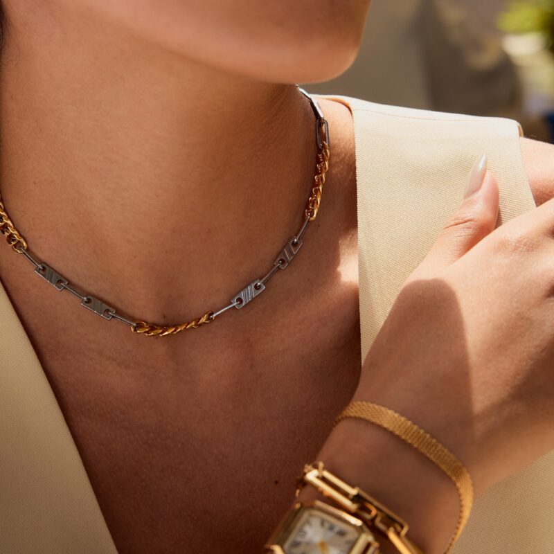 2025 New Creative Cuban Link Necklace for Women - Trendy Stainless Steel Chain, High-End Fashion Jewelry - Image 4