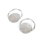 Stainless Steel Oversized Polished Bold Statement Fashion Jewelry Hollow Round Hoop Earrings