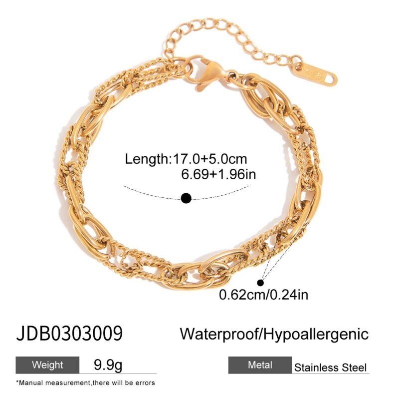 Wholesale Titanium Steel Flower Choker Necklace Set - 16+5cm Bracelet, Vintage INS Fashion Jewelry for Women - Image 6