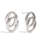Stainless Steel Minimalist Hoop Earrings - Modern O-Ring Wrap Design for Women