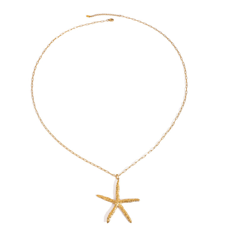 Youthway Oceanic Starfish Pendant Necklace & Earrings Waterproof Summer Beach Fashion Jewelry New For Women