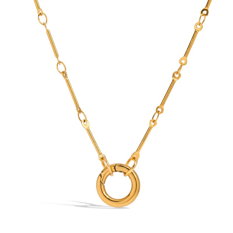 18k gold plate Stainless steel necklace - Image 2