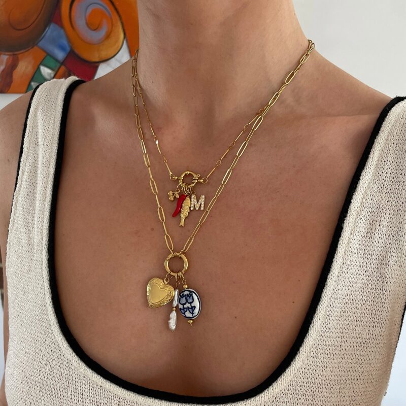 Women's Classic 18K Gold Stainless Steel Paperclip Chain Lobster Clasp Necklace 50CM - Image 5