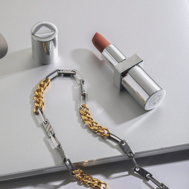 2025 New Creative Cuban Link Necklace for Women - Trendy Stainless Steel Chain, High-End Fashion Jewelry - Image 3