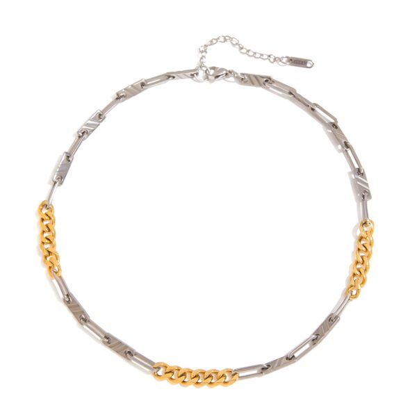 2025 New Creative Cuban Link Necklace for Women - Trendy Stainless Steel Chain, High-End Fashion Jewelry
