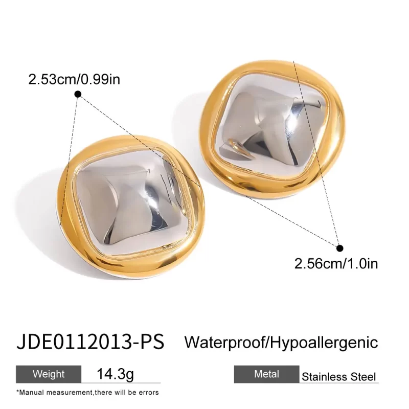 Vintage Fashion Jewelry with Two-Tone Polished Finish for Women's Gift - Image 4