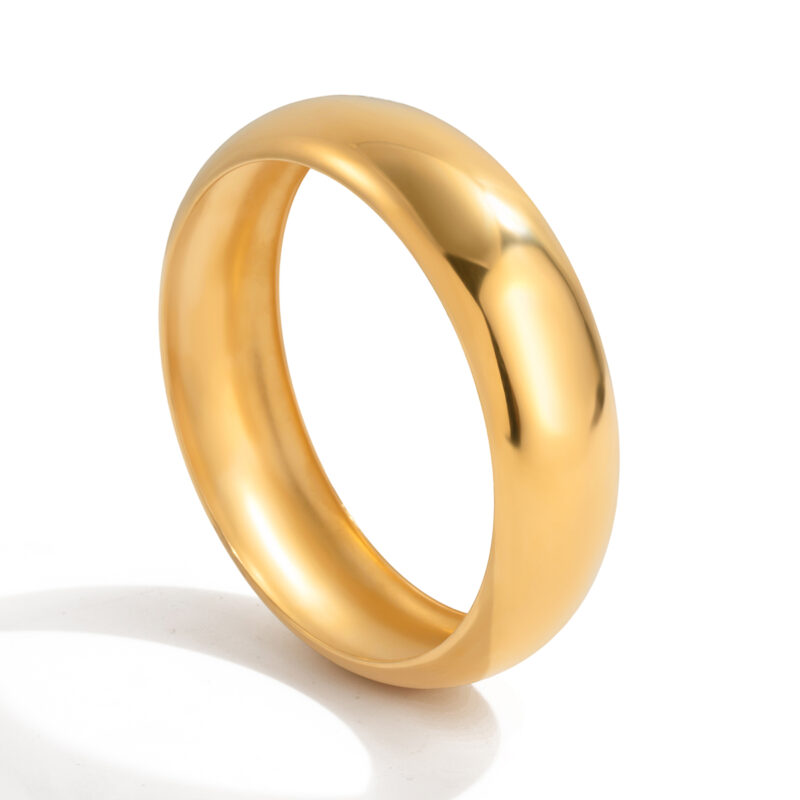 Bold Smooth Round Bangle Minimalist Jewelry