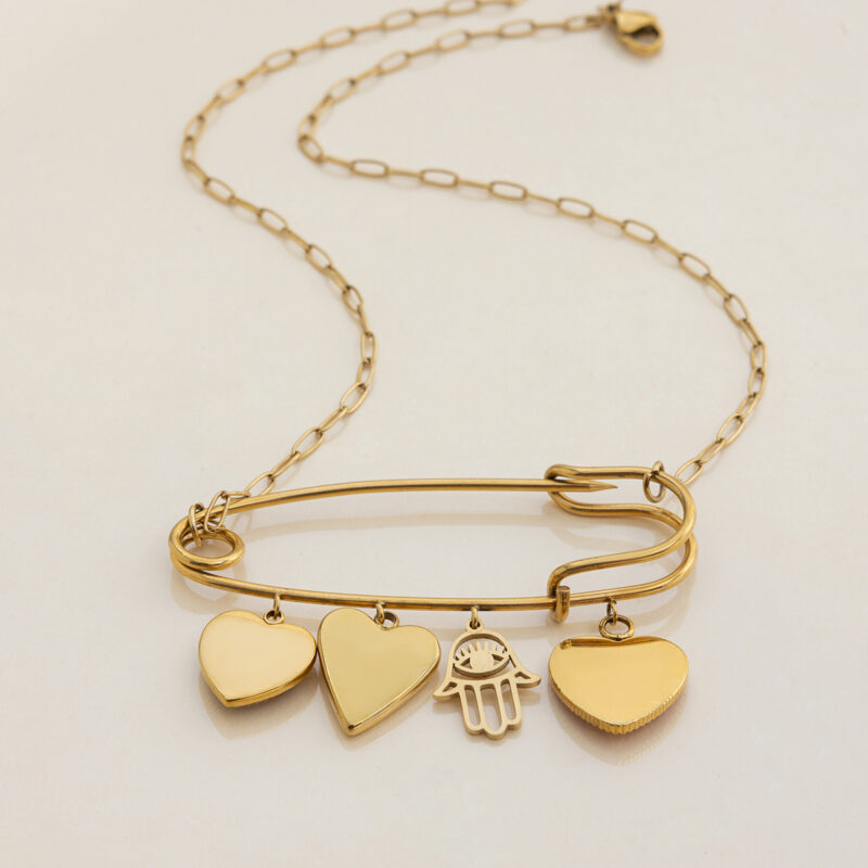 Talisman Layered Charm Necklace - Image 6