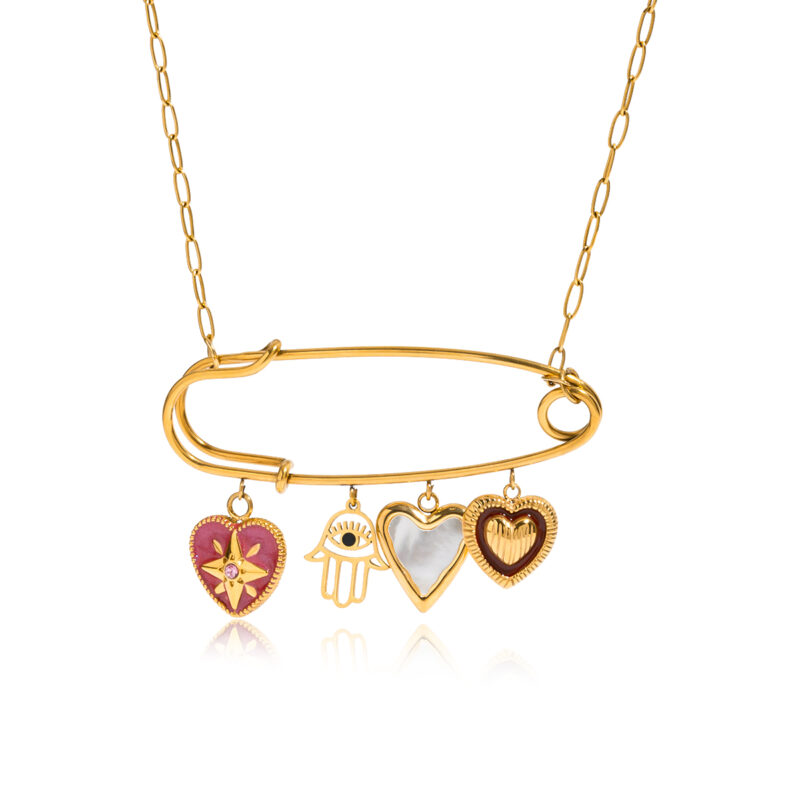 Talisman Layered Charm Necklace