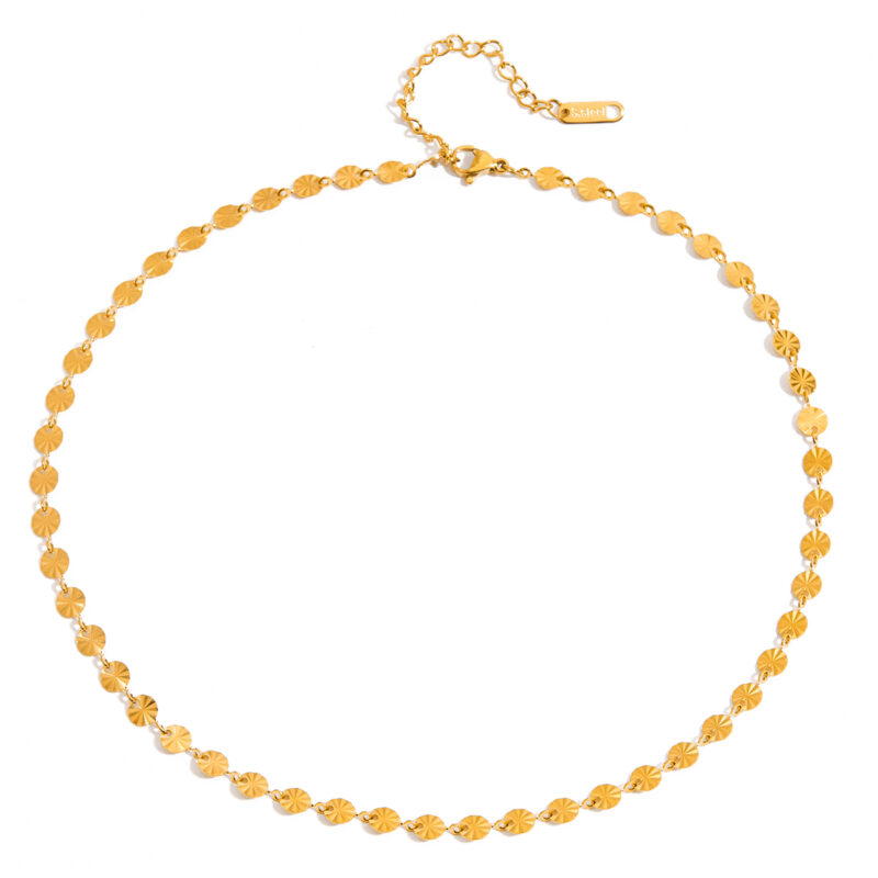Sunflower Handmade Chain Necklace