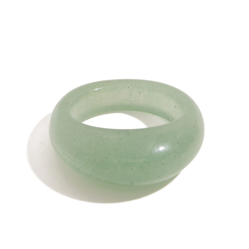 Green Aventurine Natural Stone Ring